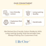 EliteOne Cotton Canvas Clothes Storage Bags with Zip & Window (17x14x7 inches)(Pack of 3 Bags) - Image 9